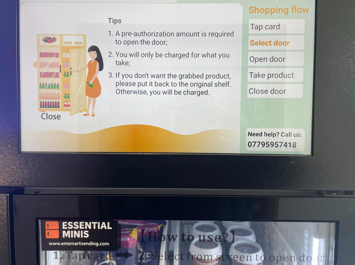 Em SMart Vending UI