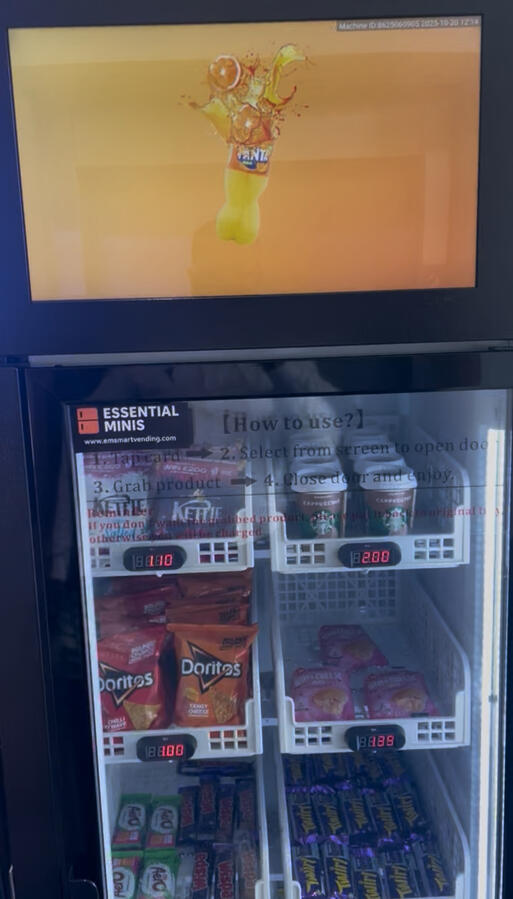 EM Smart Vending Advert Screen