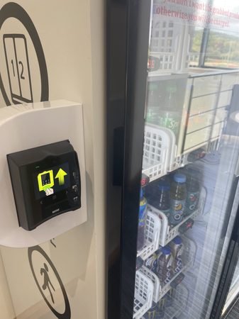 Contactless vending machine Nayax card reader for tap to pay cashless transactions